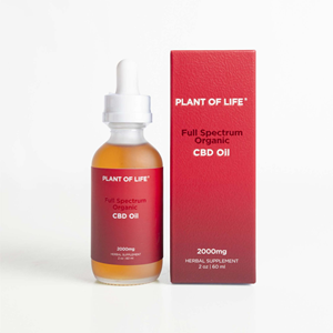 Plant of Life - 2000mg Full Spectrum CBD Oil - RED