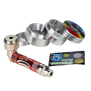 2.5'' Metal Pipe pack - Grinder - Screens