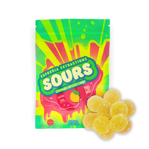 Euphoria Extractions Sours - Sativa - Lemon - 150mg THC