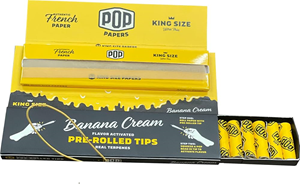 Pop Papers - 1-1/4 - Paper and Tips - Banana Cream