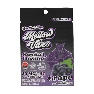 Mellow Vibes - 50mg - Grape - Indica