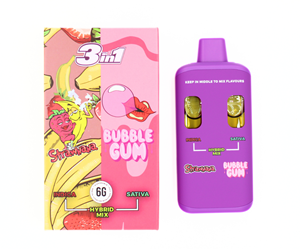 Territory Vapes - Dual Chamber Vape - Strawnana & Bubble Gum - 6g