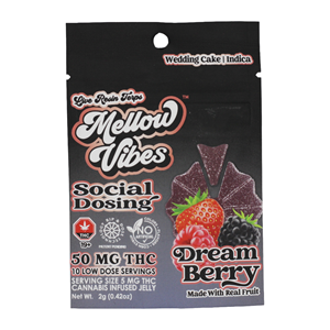 Mellow Vibes - 50mg - Dreamy Berry - Indica