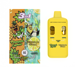 Territory Vapes - Dual Chamber Vape - Pineapple Express & Lemonade Stand - 6g