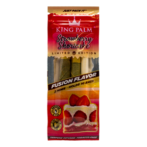 KING PALM -MINI WRAPS - Strawberry Shortcake - 2pk