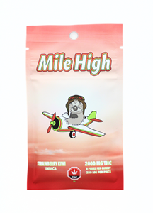Mile High - Edibles - 2000mg - Indica - Strawberry Kiwi