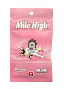 Mile High - Edibles - 3000mg - Sativa - Pink Lemonade