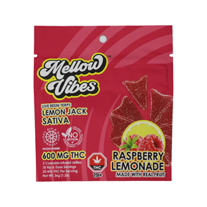 Mellow Vibes - 600mg - Raspberry Lemonade - Sativa