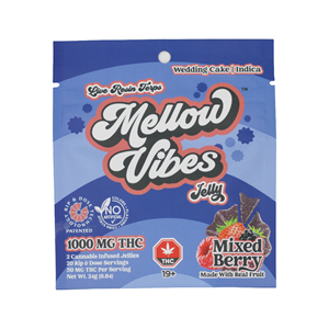 Mellow Vibes - 1000mg - Mixed Berry - Indica