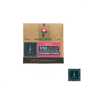 CRFT - Shatter - Strawberry Sunrise - Sativa - 1g