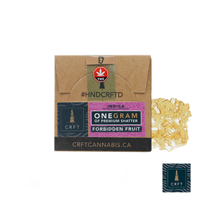 CRFT - Shatter - Forbidden Fruit  - Indica - 1g