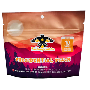 Territory Edibles - Presidential Peach - 600mg
