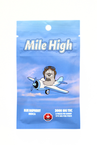 Mile High - Edibles - 3000mg - Indica - Blue Raspberry