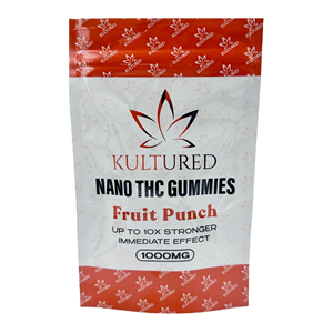 Kultured Nano THC Gummies - Fruit Punch - 1000mg
