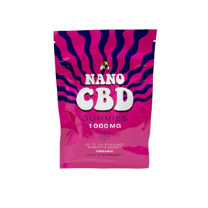 Nano CBD Gummies - Wild Strawberry - 1000mg CBD