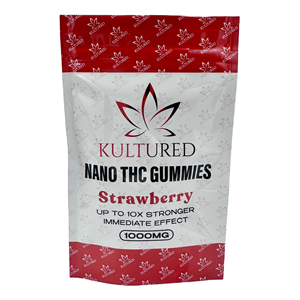 Kultured Nano THC Gummies - Strawberry - 1000mg