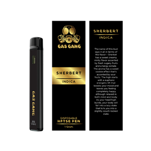 Gas Gang - HTFSE Vape - Sherbert - Indica 1g