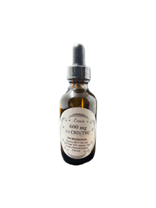 CBD 1:1 Tincture - LEMON - 300mg CBD/300mg THC
