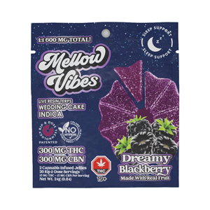 Mellow Vibes - 1:1 - 600mg - Dreamy Blackberry